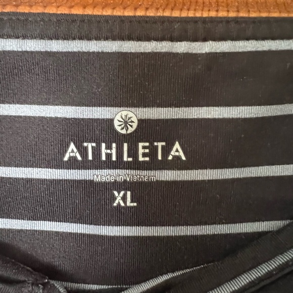 Athleta Striped Leggings in Black and White - Picture 3 of 3